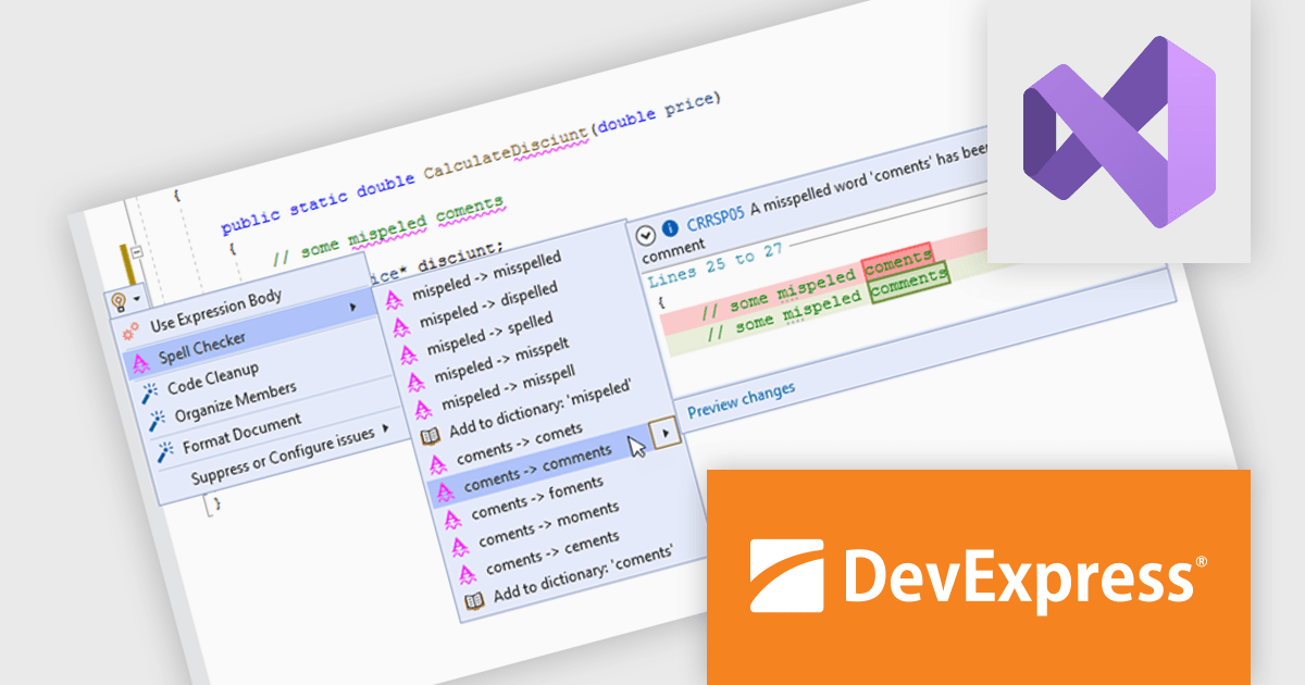 ComponentSource's tweet card. CodeRush by DevExpress makes code navigation easier with intelligent visualization, instant debugging insights, and streamlined tools.