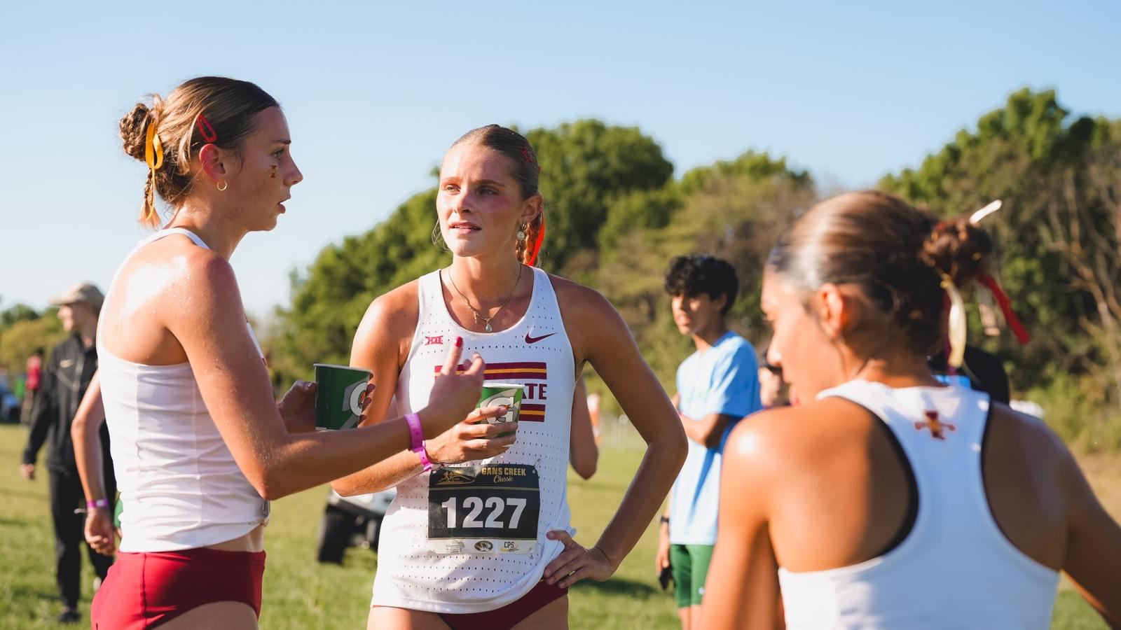 CycloneTrackXC's tweet card. AMES, Iowa – The No. 27 Iowa State women's cross country team had an impressive showing at the Gans Creek Classic in Columbia, Missouri. The Cyclones finishe...