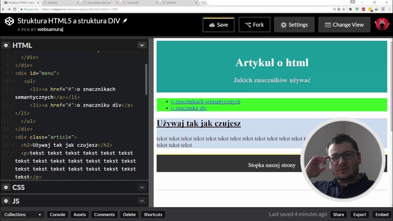 Programowanie_'s tweet card. Grzebiemy w html i zaczynamy używać css [6] 😊