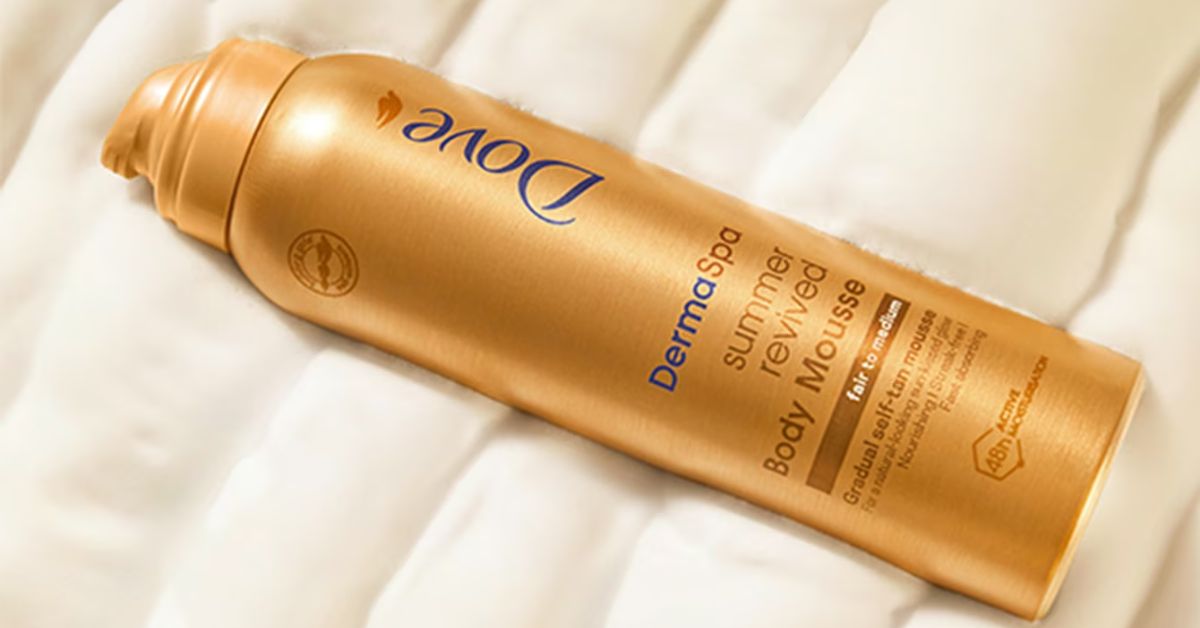 Getmefreesample's tweet card. It’s time to embrace a sun-kissed glow without the need for sunbathing! Seize this new offer to get a free Dove Gradual … Dove Gradual Self Tan Mousse sample Get this sample !