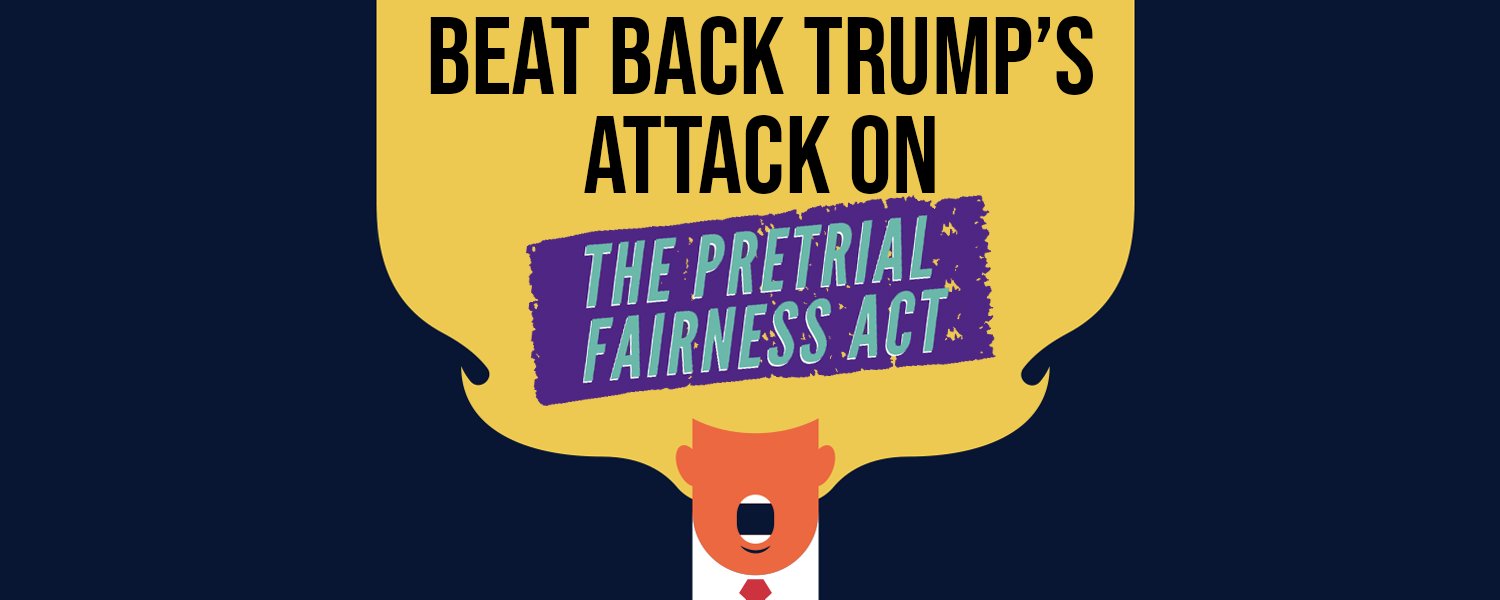 soder606's tweet card. President Trump has said he wants to end the Pretrial Fairness Act and bring back money bail in Illinois. We are asking people from across the state to call on their legislators and Governor Pritzker...