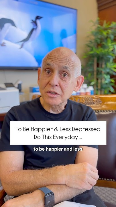 DocAmen's tweet card. To Be Happier & Less Depressed Do This Every Day...