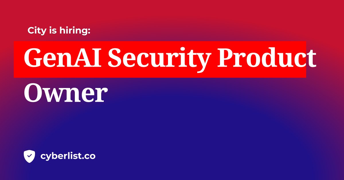 CyberListCo's tweet card. Jobs