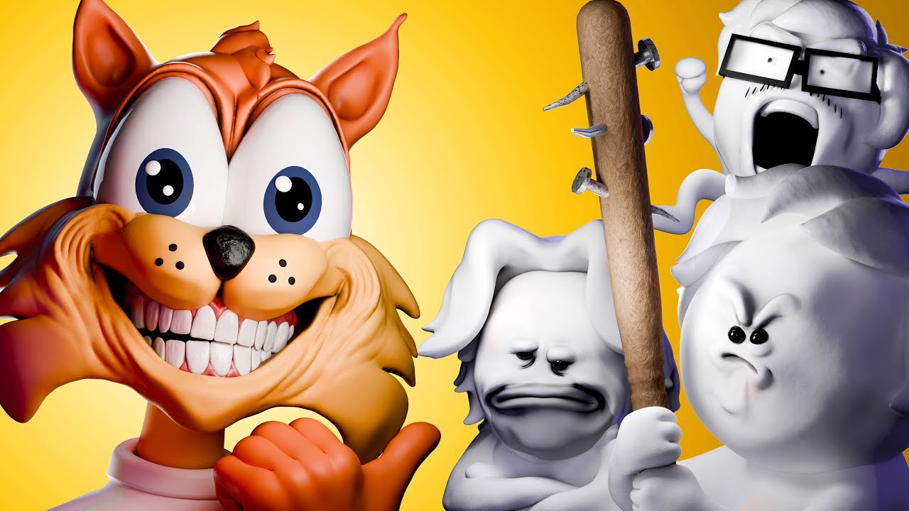 OneyPlays's tweet card. BUBSY 3D