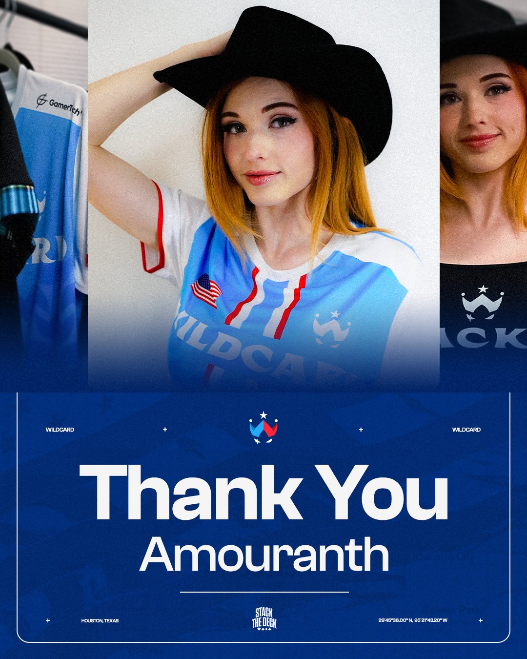 CS2Grove's tweet card. Wildcard have made a statement revealing their partnership with the influencer has come to a close after Amouranth's purchase back in June of last year. https://twitter.com/Wildcard_GG/status/19741...