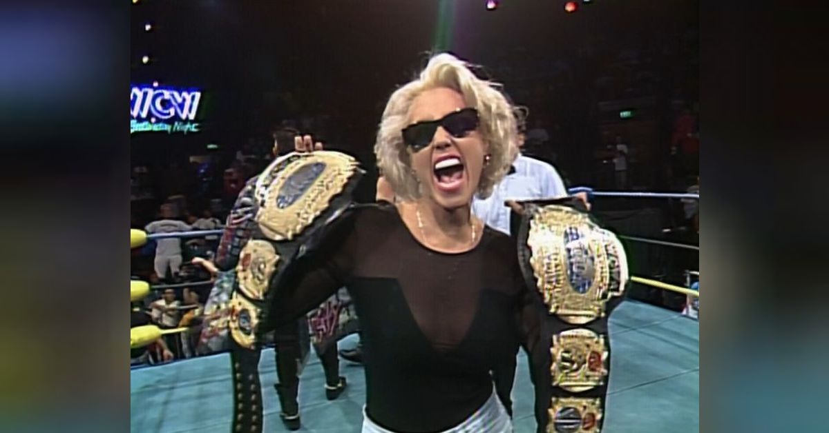 BTT_Podcast's tweet card. WCW Saturday Night on TBS Recap Dec 4 1993! Ric Flair and Arn...