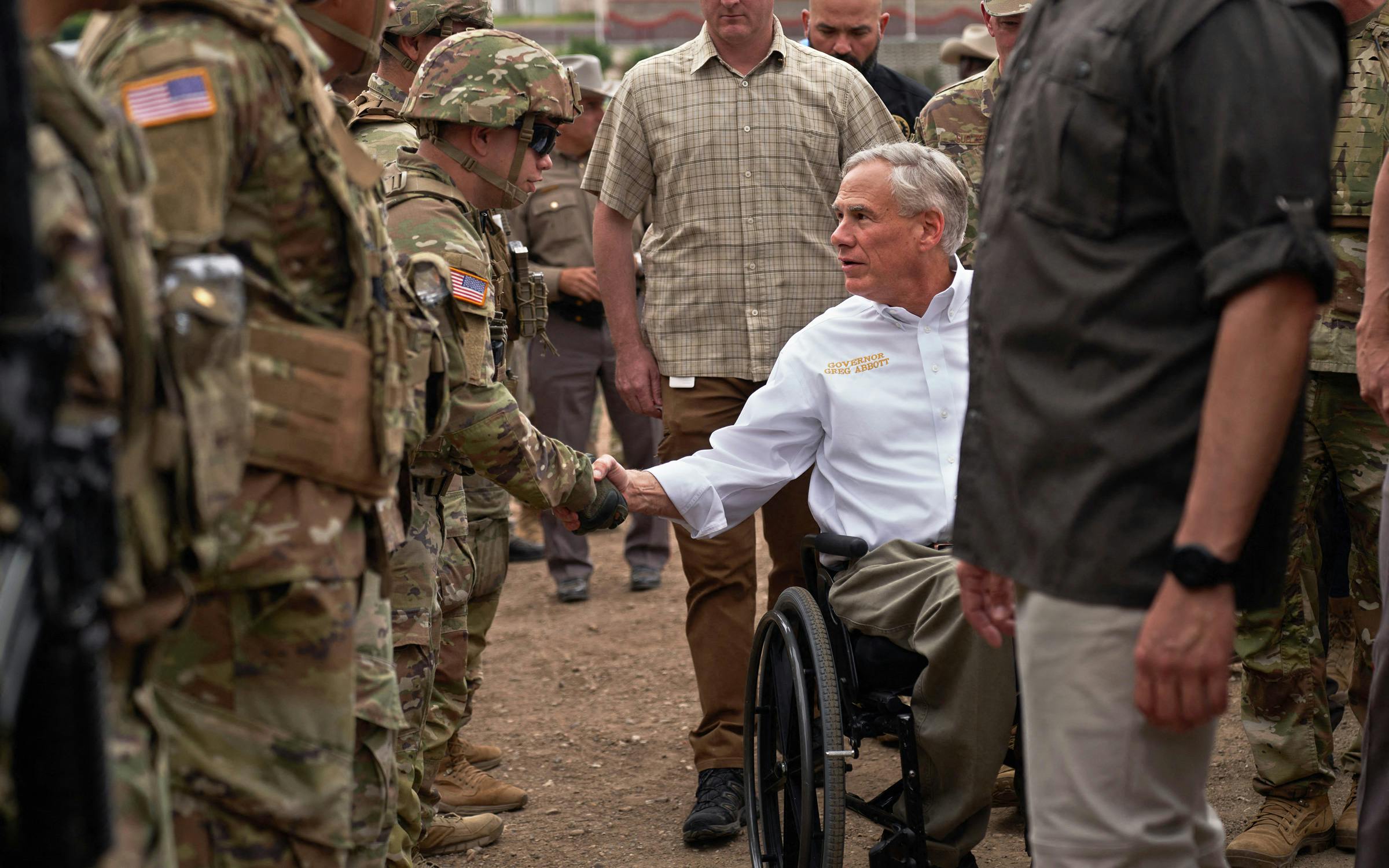 cd_hooks's tweet card. This week, Abbott deployed hundreds of Texas National Guard troops to Illinois and Oregon. What does that tell us about the governor himself?