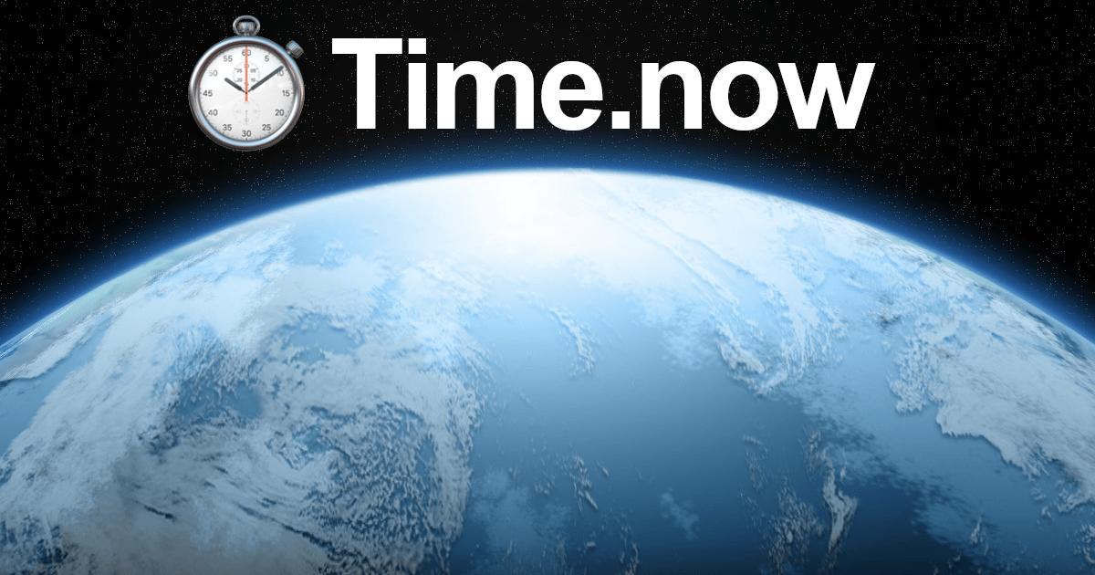 PixelstechNet's tweet card. View your current local time on Time.now. Browse cities, countries, and timezones with their current times. Updated Live.