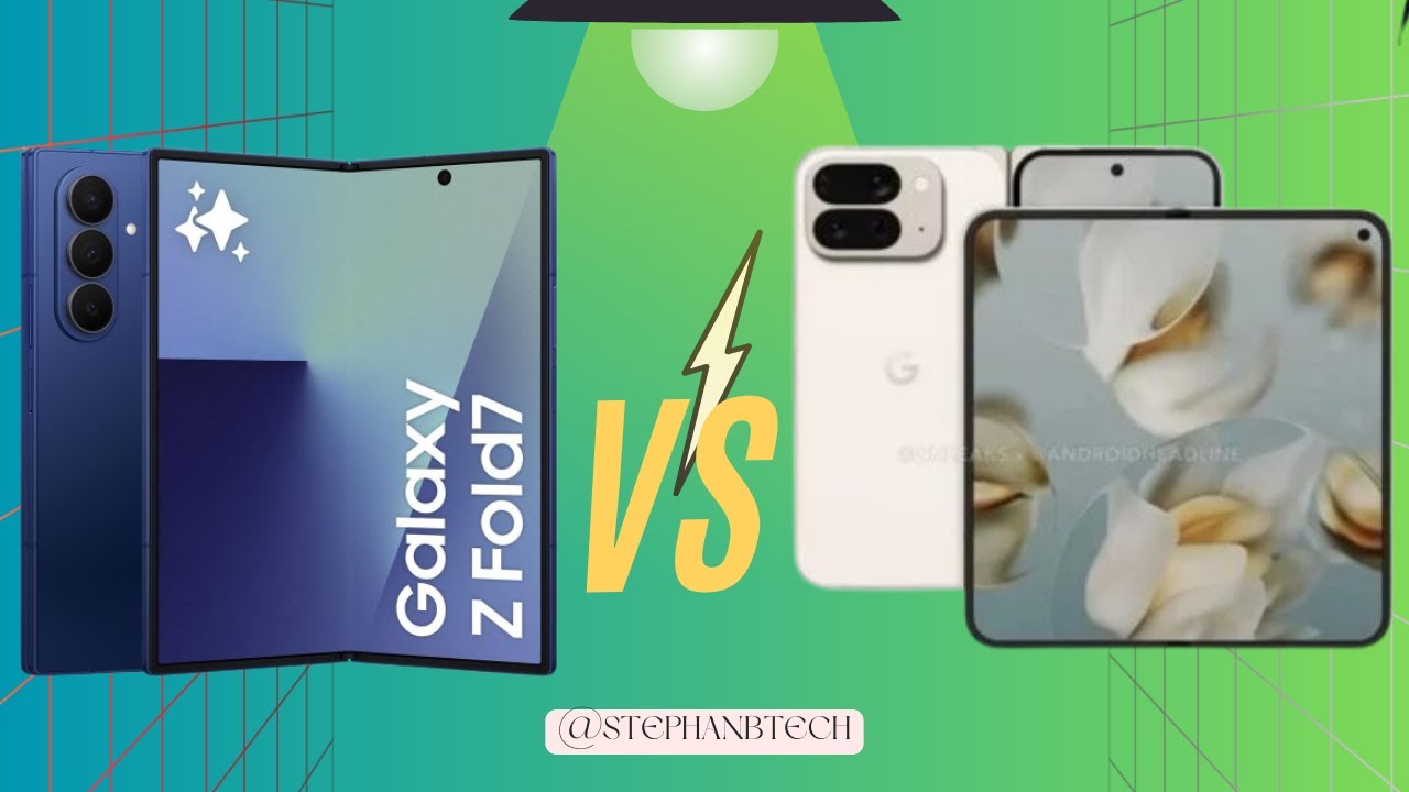 StephanBTech_EN's tweet card. Galaxy Z Fold 7 vs Pixel 10 Pro Fold : à savoir ?