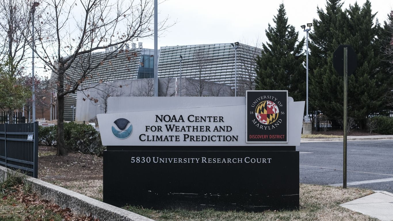 4029Darby's tweet card. NOAA's nerve center of national weather forecasting is on a lease cancellation list.