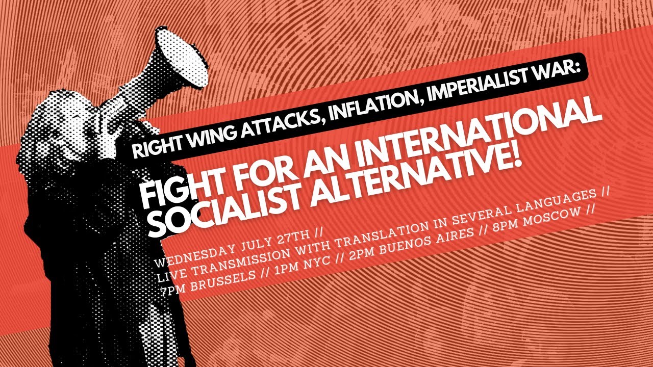 ISA_socialists's tweet card. Right Wing Attacks, Inflation, Imperialist War: Rally for an Intern...