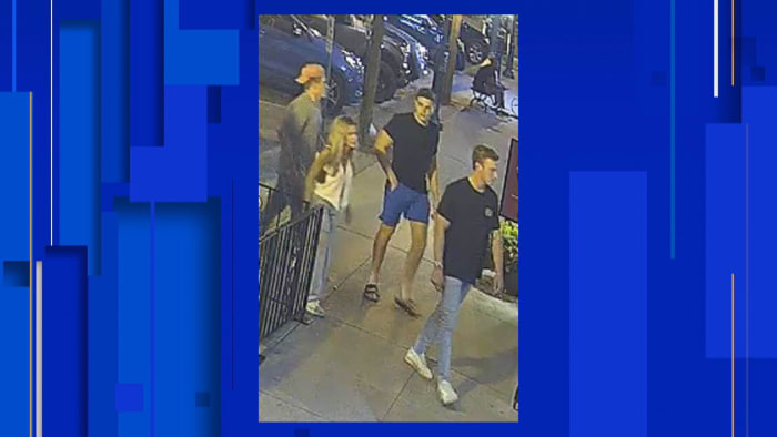 FindingPatterns's tweet card. A group of people ripped a piece of artwork off a wall in Downtown Plymouth and destroyed it before leaving the scene, police said.