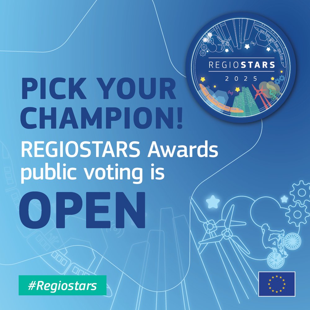 gecseaa's tweet card. Out of a record 266 applications, only 25 projects have made it through. They showcase how EU funding is shaping a greener, smarter, more connected and inclusive Europe.