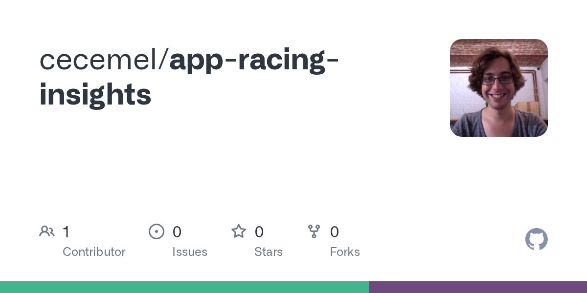 NewLispRepos's tweet card. Contribute to cecemel/app-racing-insights development by creating an account on GitHub.