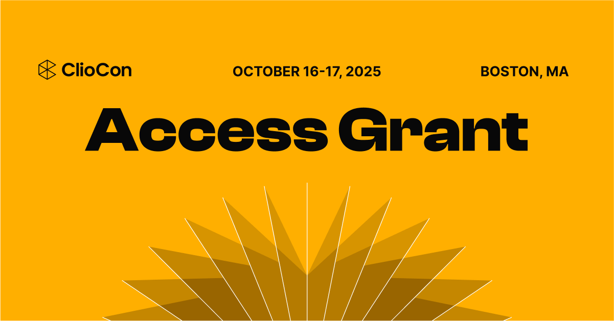 KentonBrice's tweet card. We recognize that not all members of the legal community have the opportunity to attend events like the Clio Cloud Conference, which is why—we’re excited to offer the Clio Cloud Access Grant.