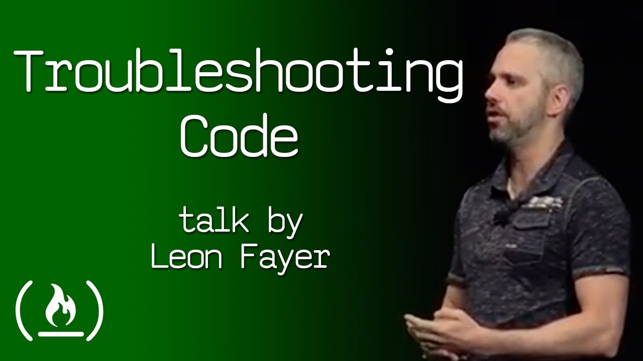 ZAKWEBDEV's tweet card. Troubleshooting code: A lost art - talk by Leon Fayer