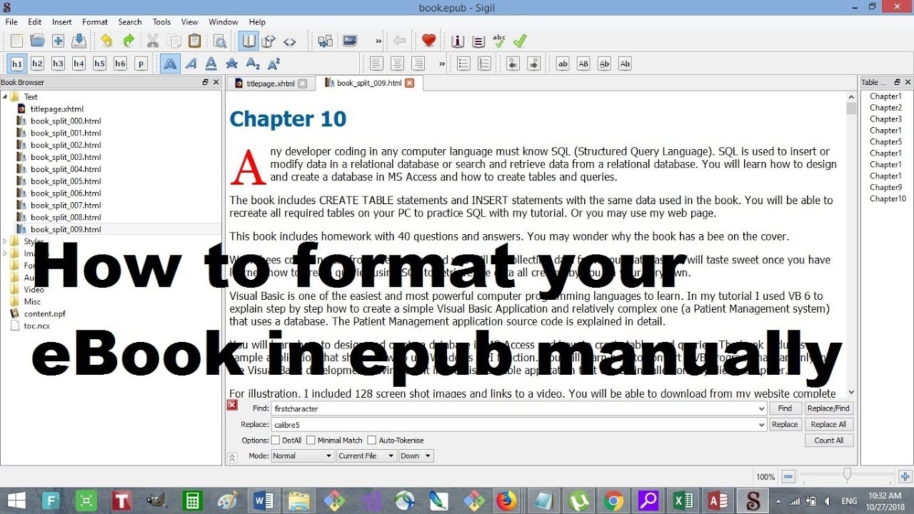 sergeysk's tweet card. How to format eBook in epub format by editing the epub HTML script