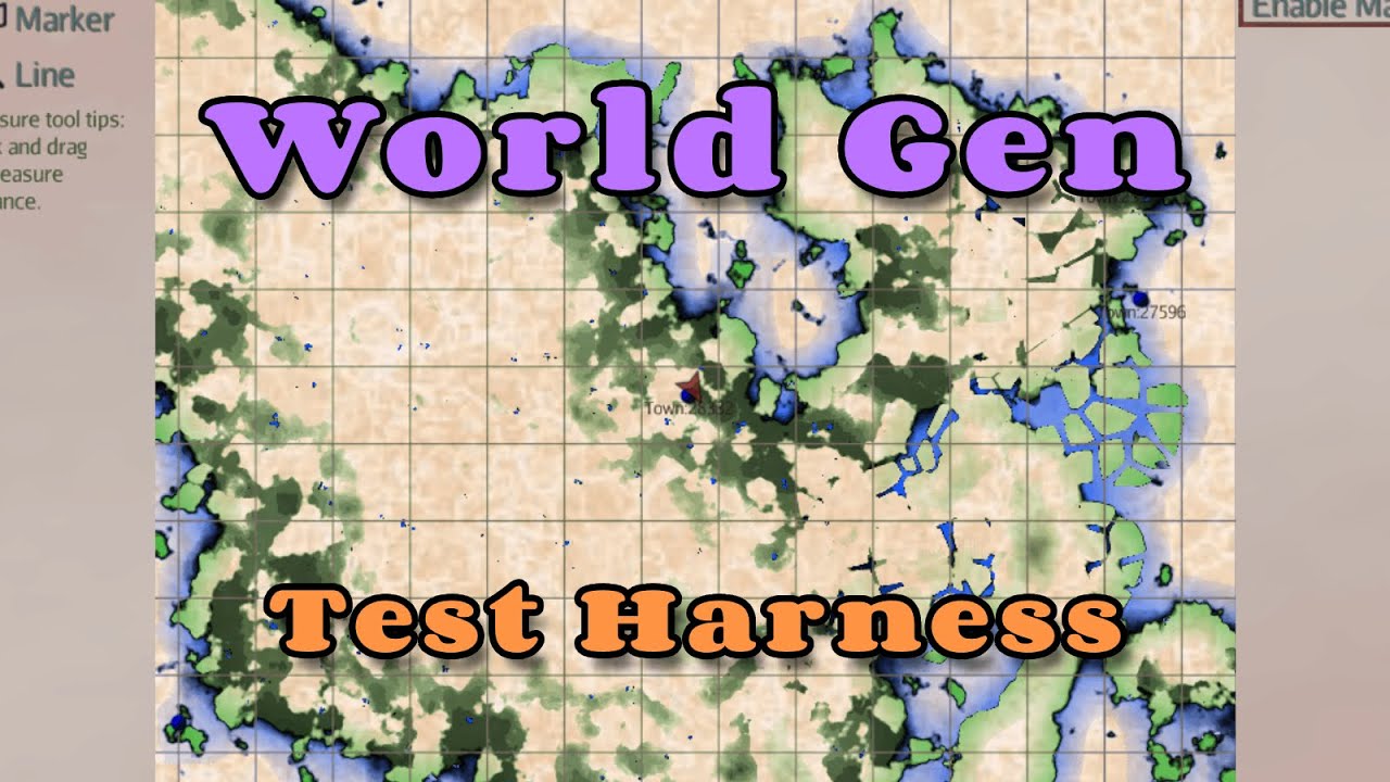 Simsilica's tweet card. Mythruna - "World Gen Test Harness" Live Stream