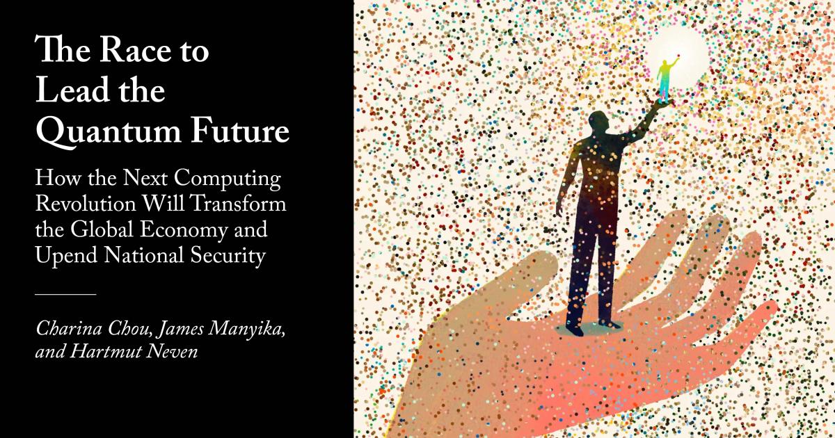 GoogleQuantumAI's tweet card. How the next computing revolution will transform the global economy and upend national security.