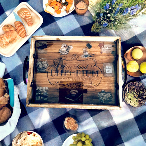 WildesCrafts's tweet card. Discover timeless elegance with our Vintage Style Wooden Resin Tray Marylebone Engraved, exclusively at Face It Home Decor. This tray combines classic wooden charm with a touch of modern resin...