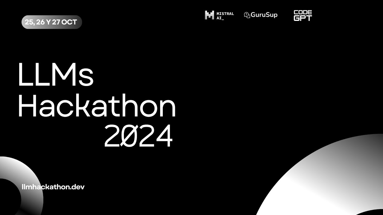 mardonet's tweet card. 🔴 Hackathon LLMs 2024 | Crea un proyecto con LLMs en 48 horas