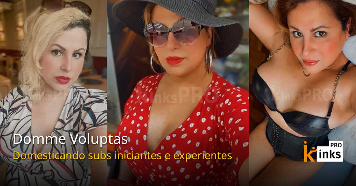 kinkspro_com's tweet card. Domme Voluptas #AceitaSexSlave #Punicao