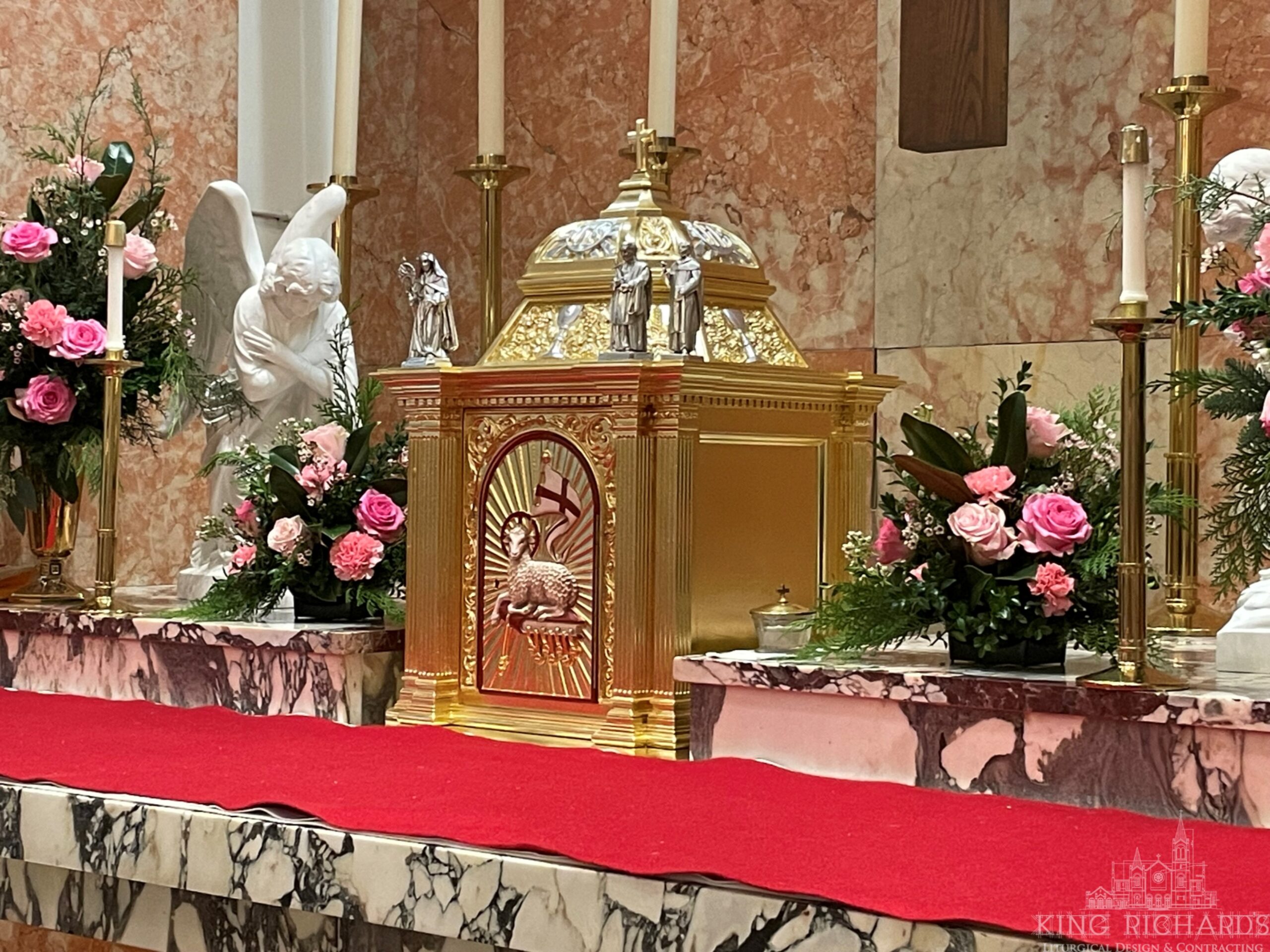 KingRichards89's tweet card. Project #: P-2040 Location: Hagerstown, Maryland Project Type: Altar ware, Tabernacle, Liturgical Design Date: July 2023