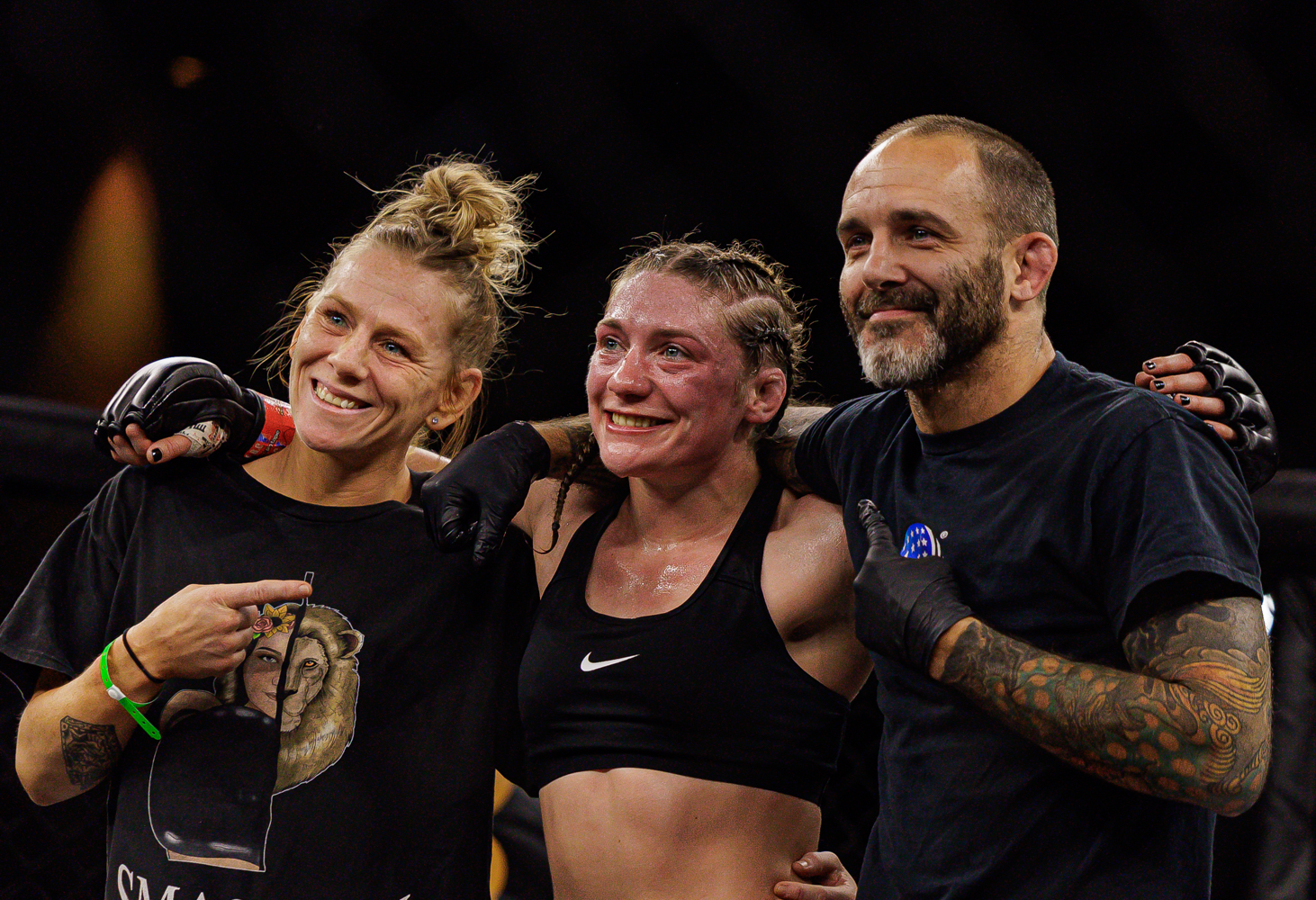 DUNKonDUNKS's tweet card. Olga Rubin took down Katharina Lehner at Invicta FC 62 at the Municipal Auditorium on Friday, May 16, 2025.