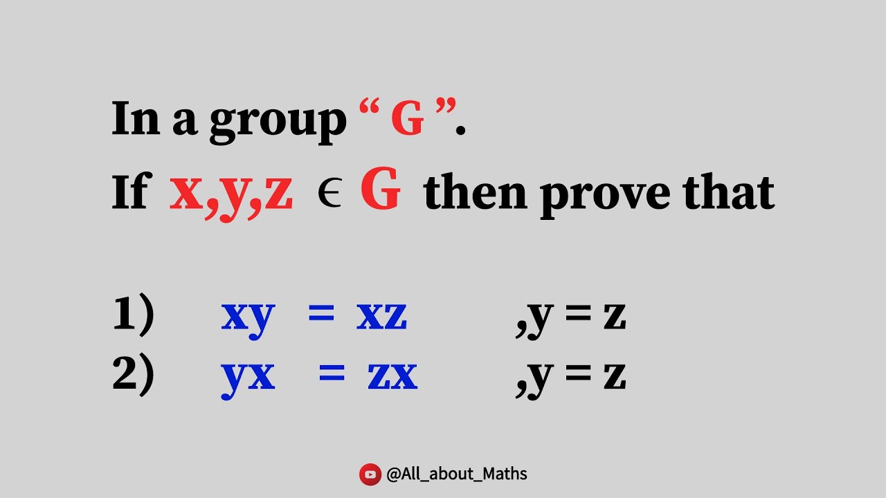 All_about_Math's tweet card. A very nice Theorem from Group Theory || #maths #mathematics