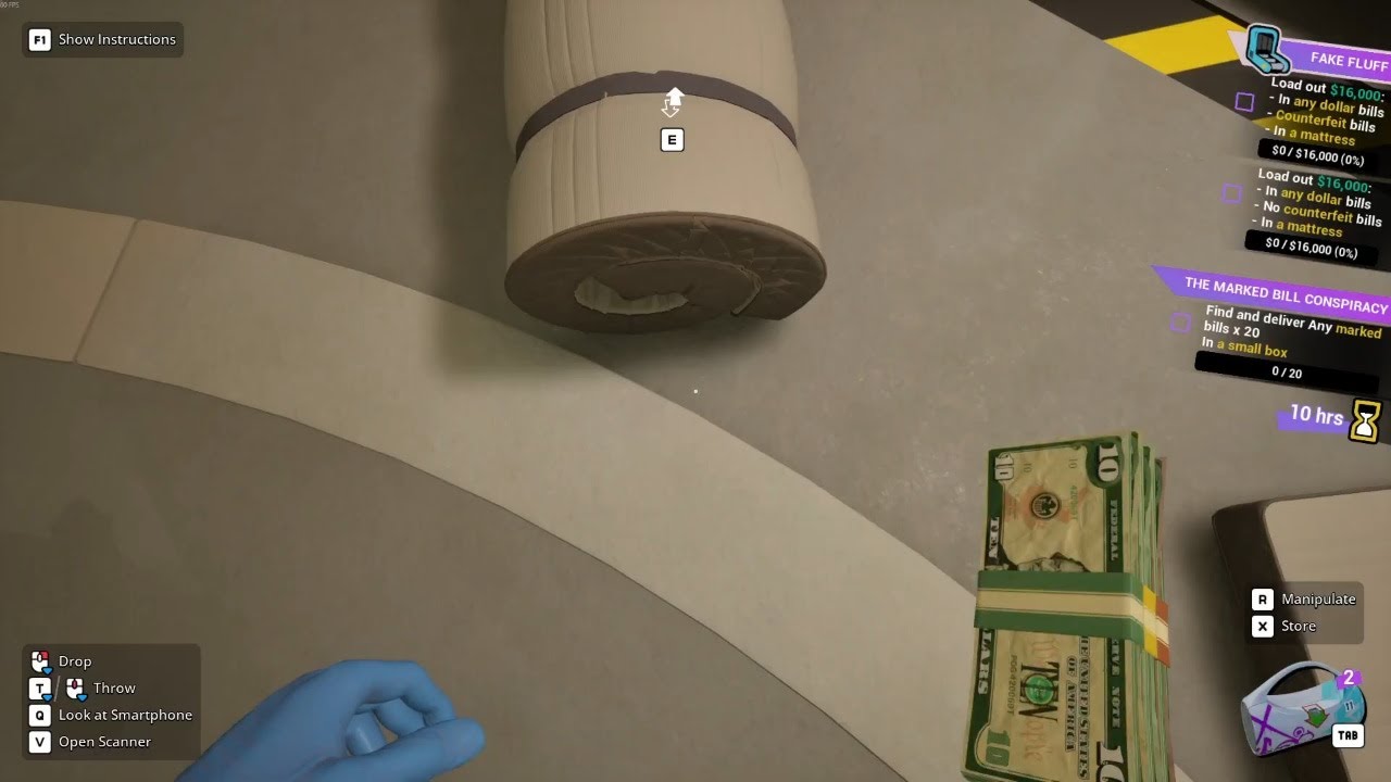 WraithNWhimsy's tweet card. Hilarious Fails Stuffing Cash in Mattresses! | Cash Cleaner Simulator...