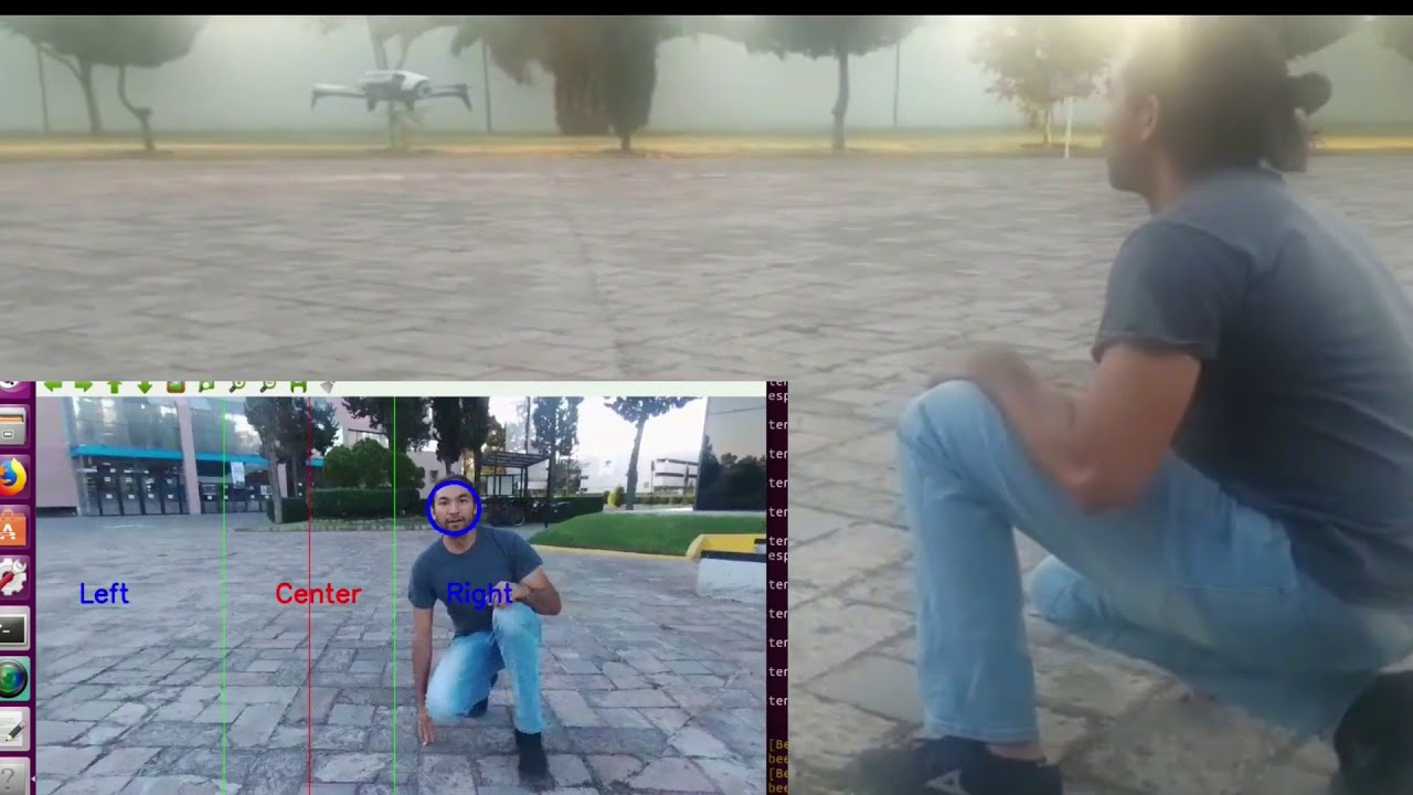 SmartRobotics18's tweet card. Detección facial con drones