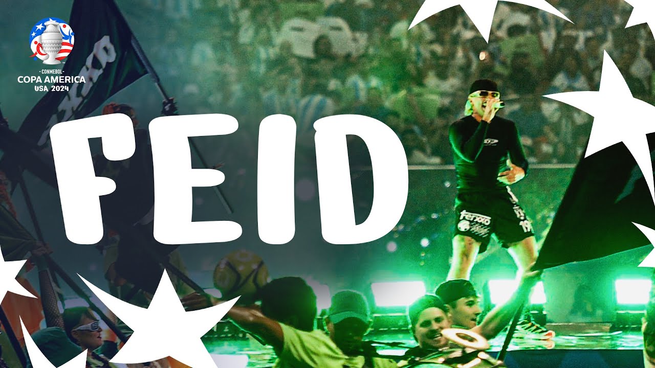 LMG_BeyondTech's tweet card. EL SHOW COMPLETO DE FEID EN LA INAUGURACION DE LA CONMEBOL COPA...