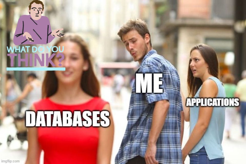 PS_OracleNerd's tweet card. How do you choose between two databases if both have their own unique features?
