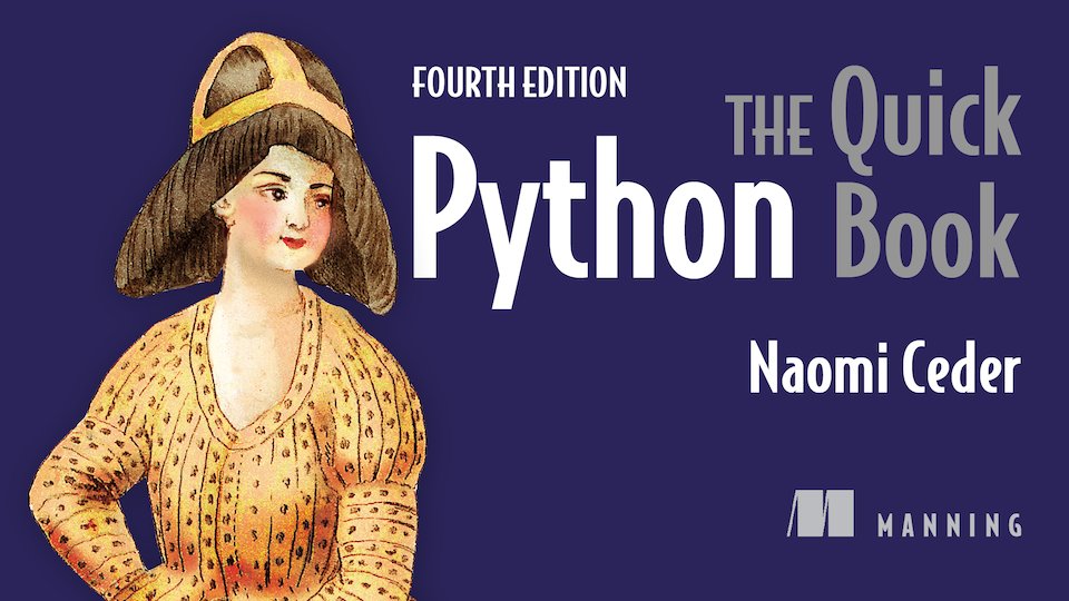 ManningBooks's tweet card. A fast-paced introduction to Python for intermediate developers–now with coverage of generative AI! For over 25 years, The Quick Python Book has been one of the best Python books money can buy. It...