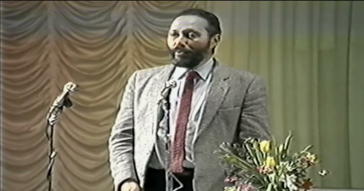 MarxLecture's tweet card. Footage of the 1983 memorial lecture by Professor Stuart Hall has been unearthed by Sheffield City Archives