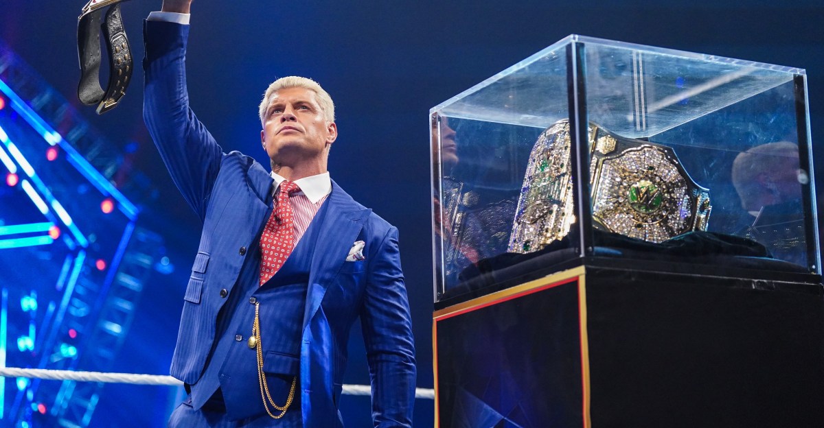 cagesideseats's tweet card. The blue brand sent us off to Crown Jewel with an uninspired open but a newsy evening nonetheless.
