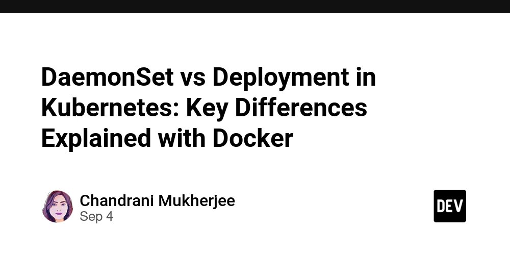 DockerTrends's tweet card. Kubernetes provides multiple ways to run workloads on clusters, with DaemonSet and Deployment being two commonly used controllers. While they may seem similar, they serve different purposes and are...