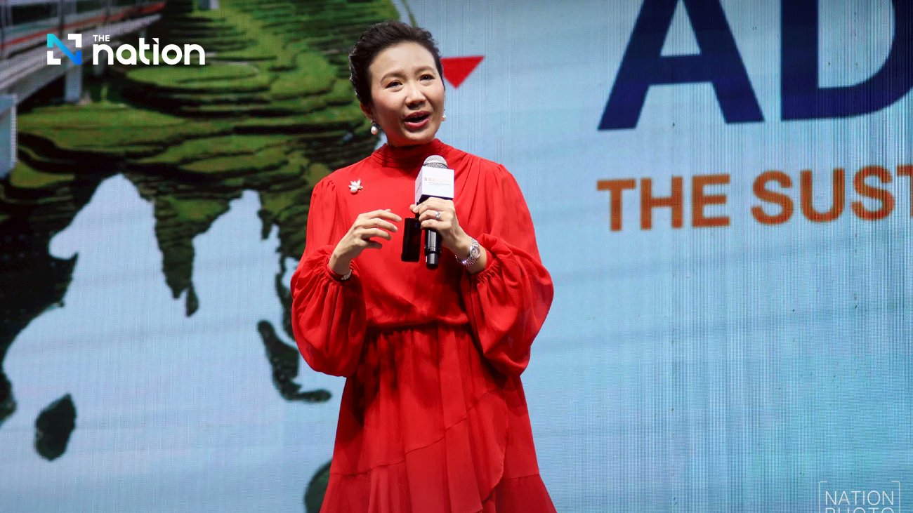 Thenationth's tweet card. Asset World Corporation (AWC) plans ambitious growth in Thai real estate, focusing on sustainability, community engagement, and economic value creation.