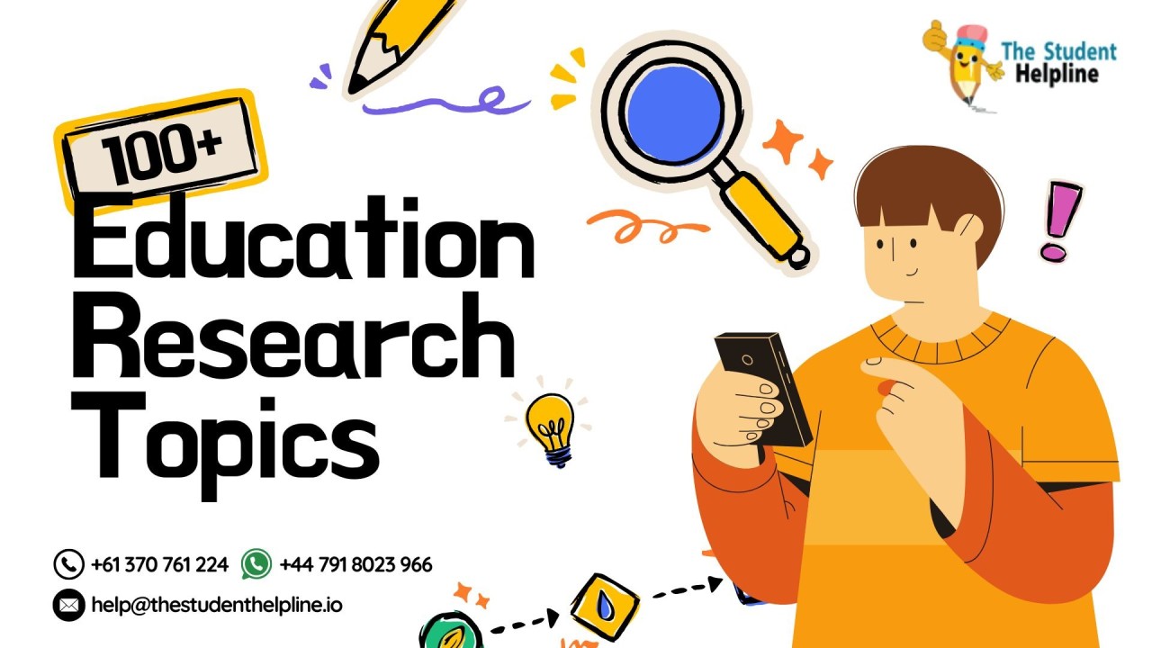 HelpAssessment's tweet card. Explore 100+ unique and trending education research topics with expert tips. Need help with your paper? Get guidance from experts at The Student Helpline.