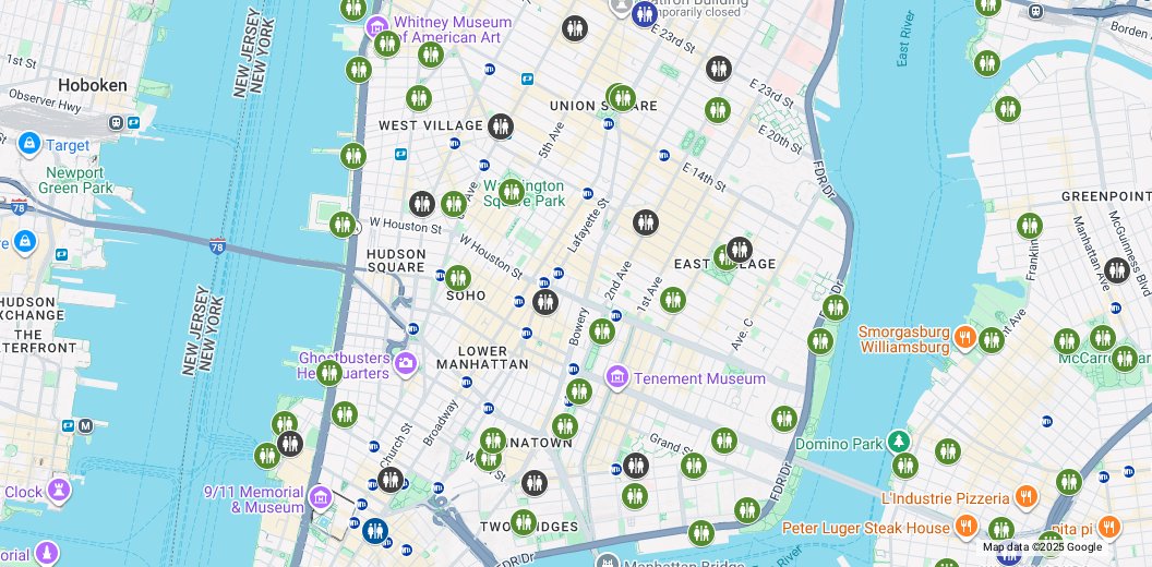 MarkLevineNYC's tweet card. When you gotta go, you gotta go! New York City created an official public restroom map - showcasing the operational restrooms located within our public parks, libraries, transit system, and public...