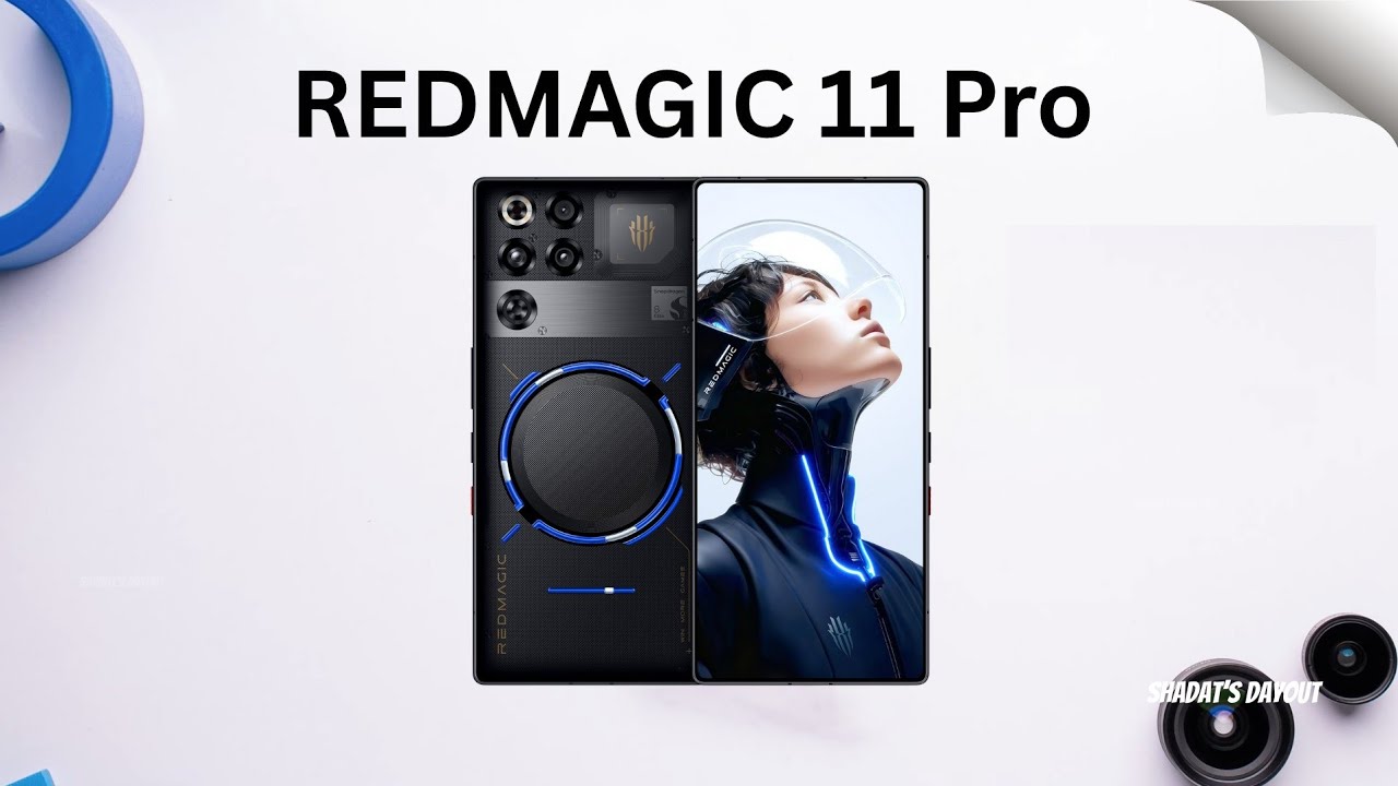 shadatsdayout's tweet card. REDMAGIC 11 Pro – Official First Look! Mind-Blowing Design & Features...