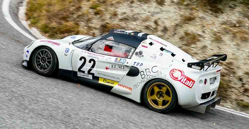 cronoscalate_it's tweet card. Ritorno al volante per Giuseppe Agnello alla Cividale - Castelmonte dopo il ripristino della sua Lotus Exige S1