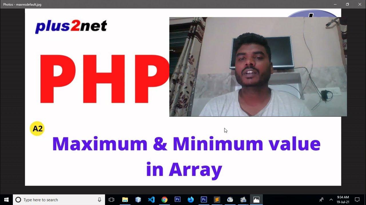 tutorwebtech's tweet card. Highest number Find in Array | PHP | Append data string in PHP (hindi)