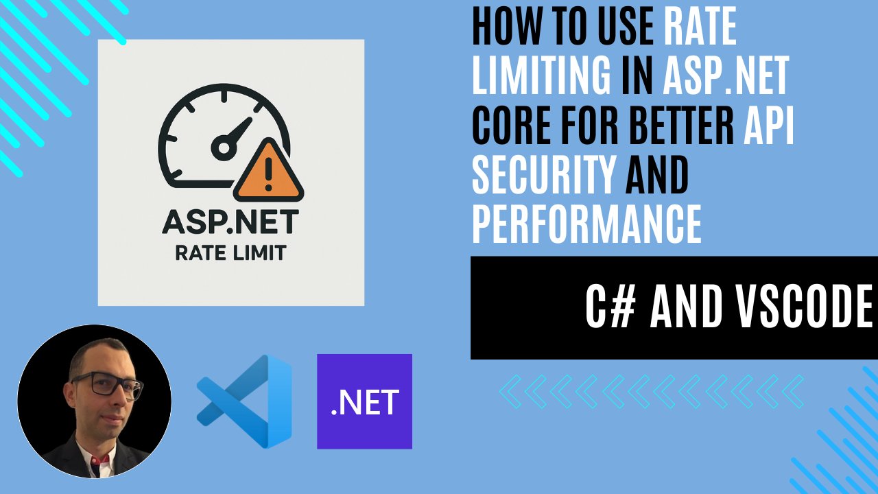 ottorinobruni's tweet card. Learn how to use the built-in Rate Limiting middleware in ASP.NET Core to protect your APIs from abuse, ensure fair usage, and maintain reliable performance. Includes a complete example using Minimal...