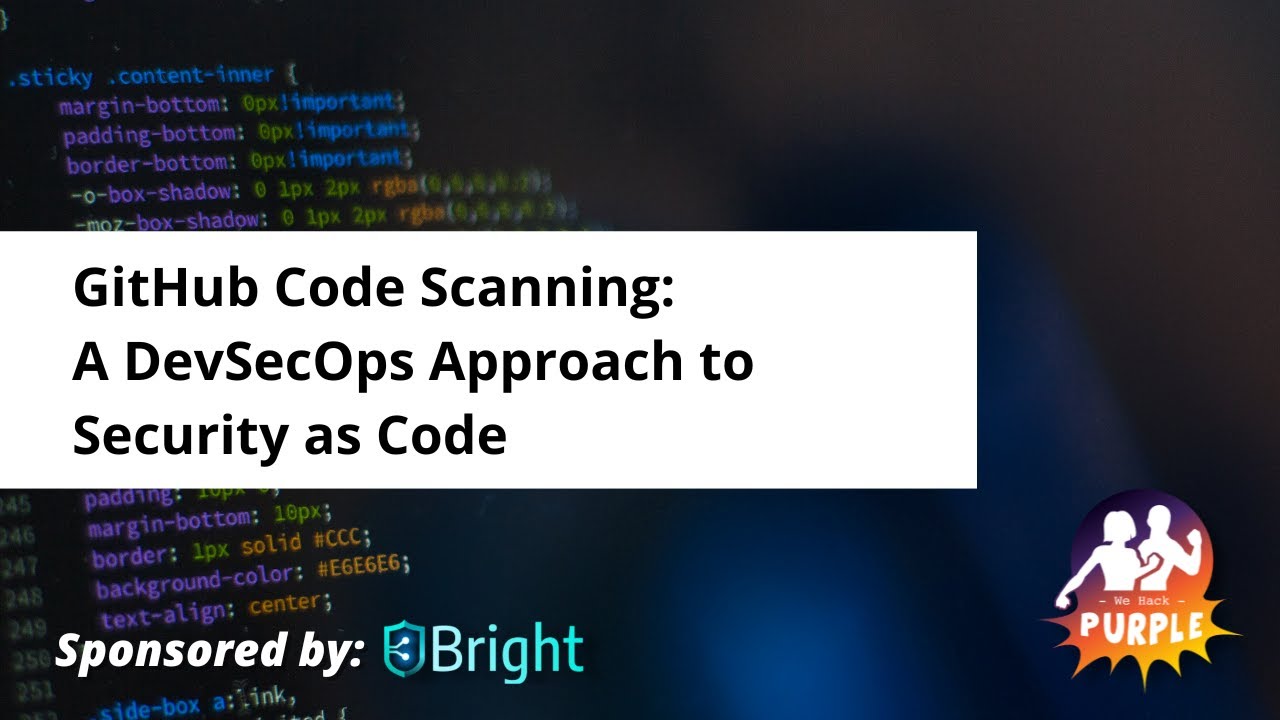 Code_Analysis's tweet card. GitHub Code Scanning: A DevSecOps Approach to Security as Code