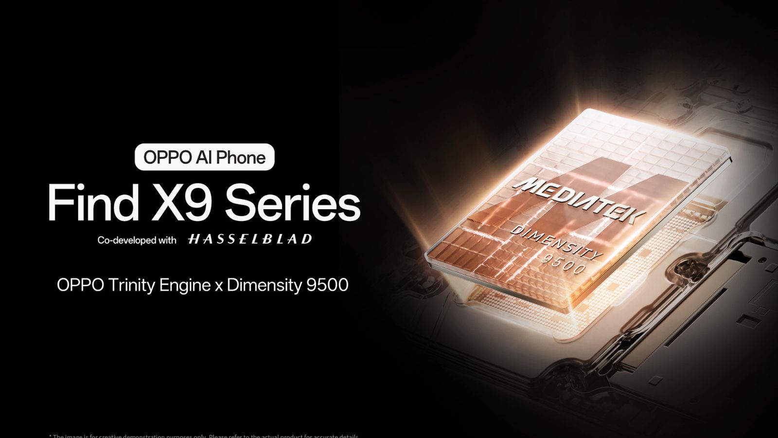 ExpressTechie's tweet card. Compared to its predecessors, the Dimensity 9500 is said to deliver up to 33 per cent better graphics performance and 42 per cent higher power efficiency.