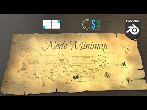 pullusb's tweet card. Node Minimap