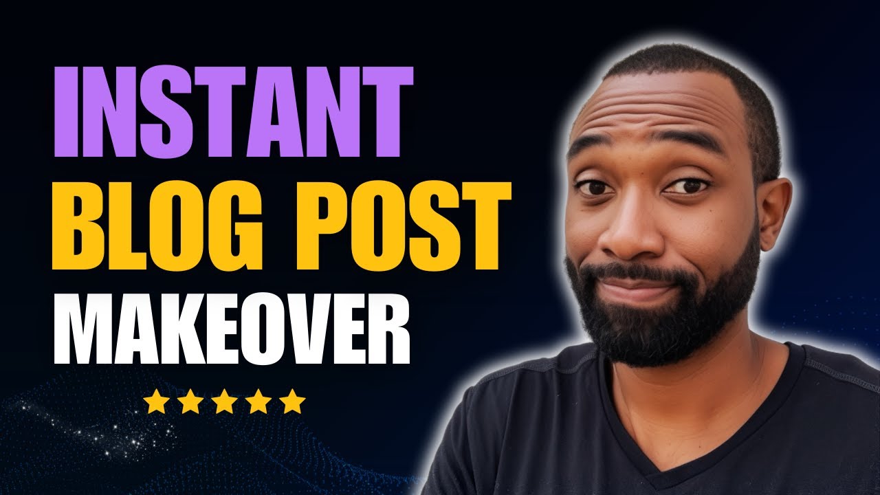 bramework's tweet card. The FASTEST Way to Update OLD Blog Posts for SEO