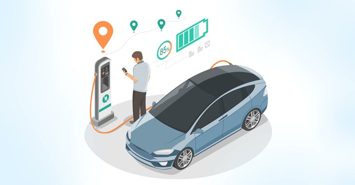 LinuxSec's tweet card. Attention all electric vehicle owners! Your charging station could be at risk of data theft and remote shutdown due to two newly disclosed security vu