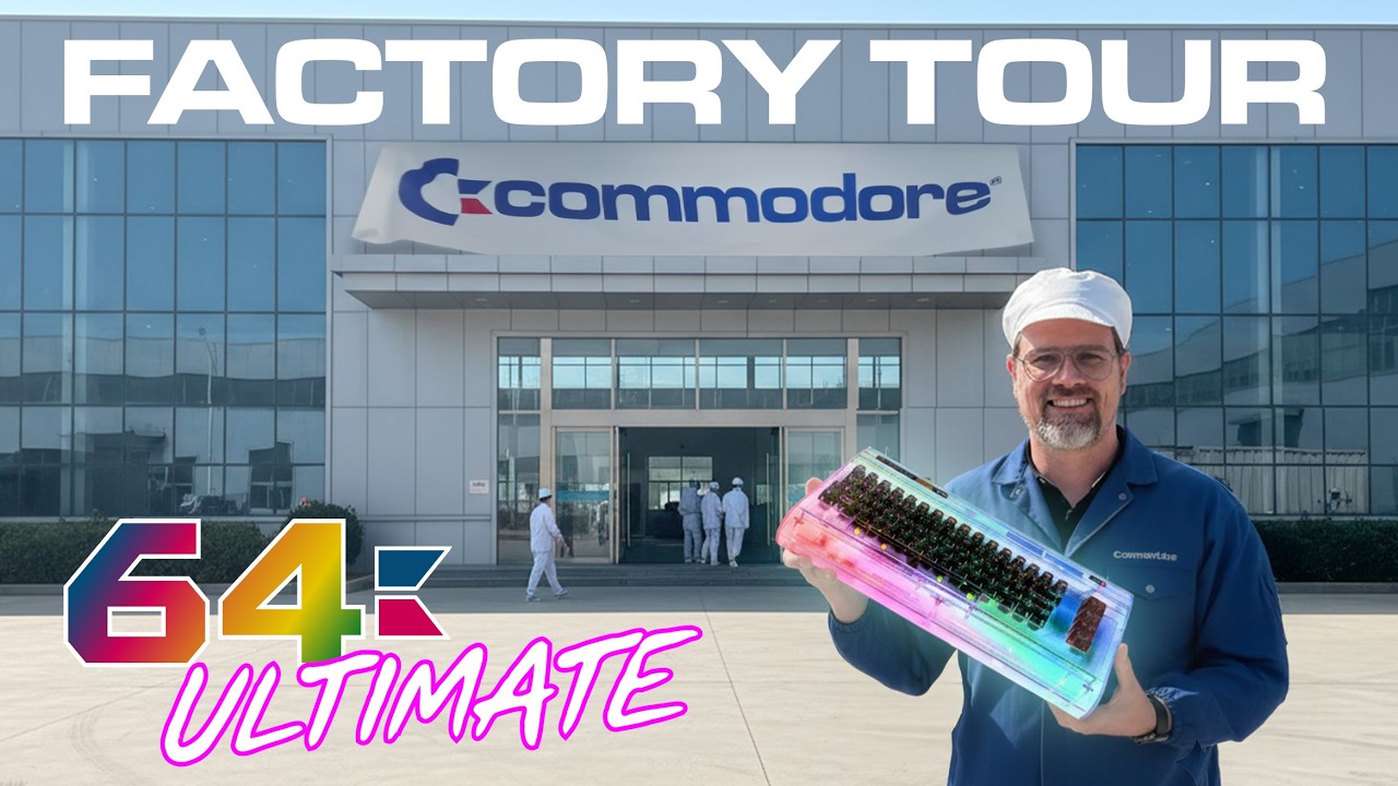 CommodoreBlog's tweet card. Go behind-the-scenes of the NEW Commodore 64 Ultimate! [Exclusive]